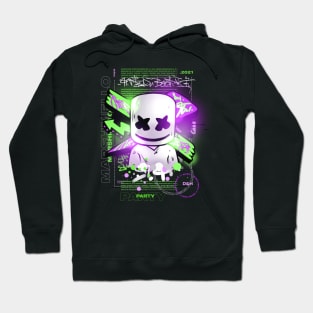 Marshmello | Neon EDM party Hoodie